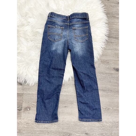 Osh Kosh B'gosh Boys Jeans Denim Classic Fit Waist Pockets Size 8‎ Elastic EUC - Picture 2 of 2